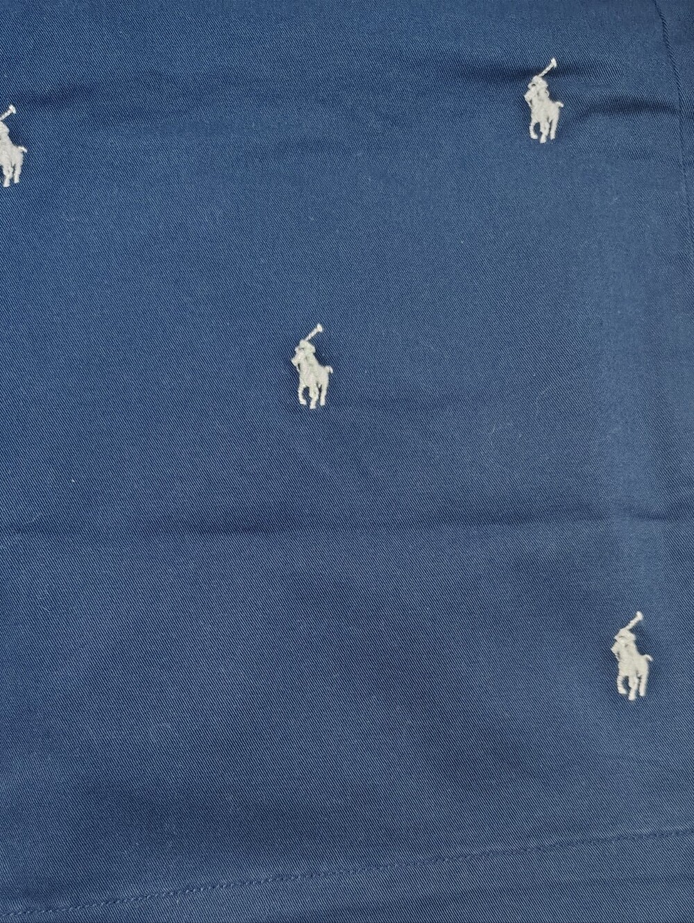 Polo Ralph Lauren Shorts Men's 35 Blue All Over Pony Stretch Classic Fit NWT - Picture 3 of 5